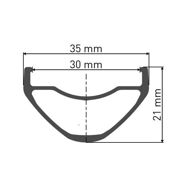 DT Swiss F 1900 27.5-inch rear wheel with 30mm rim, 12x157mm axle, Shimano HG freehub for mountain biking components.