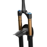 Fox Fork 36 & 38 Mud Guard 2021 with 4-point direct-mount protection installed on mountain bike fork.