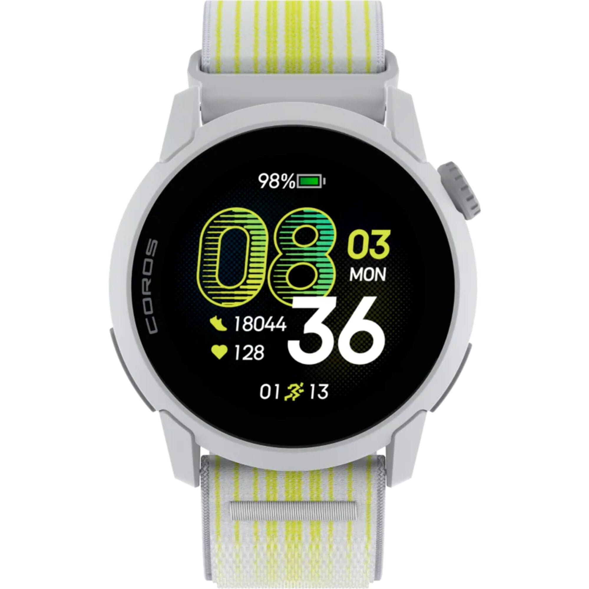 Coros PACE 4 GPS Sport Watch White Nylon