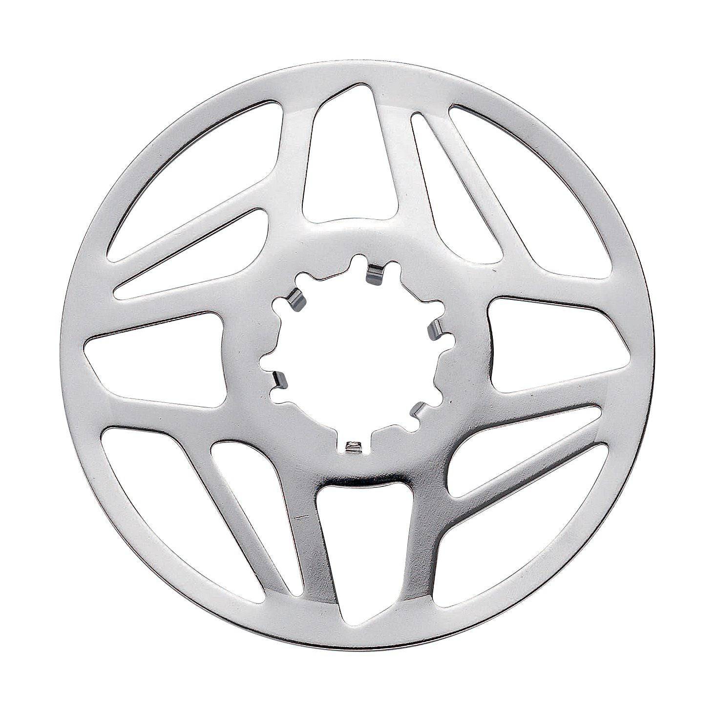 FSA Bosch Ebike steel chainguard in black and silver for 15T belt drive systems, component for e-bike drivetrain protection