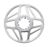 FSA Bosch Ebike steel chainguard in black and silver for 15T belt drive systems, component for e-bike drivetrain protection