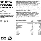 Science In Sport Beta Fuel Energy Gel and Nootropics pack, endurance fuel accessories, with 30 gels for athletic performance.