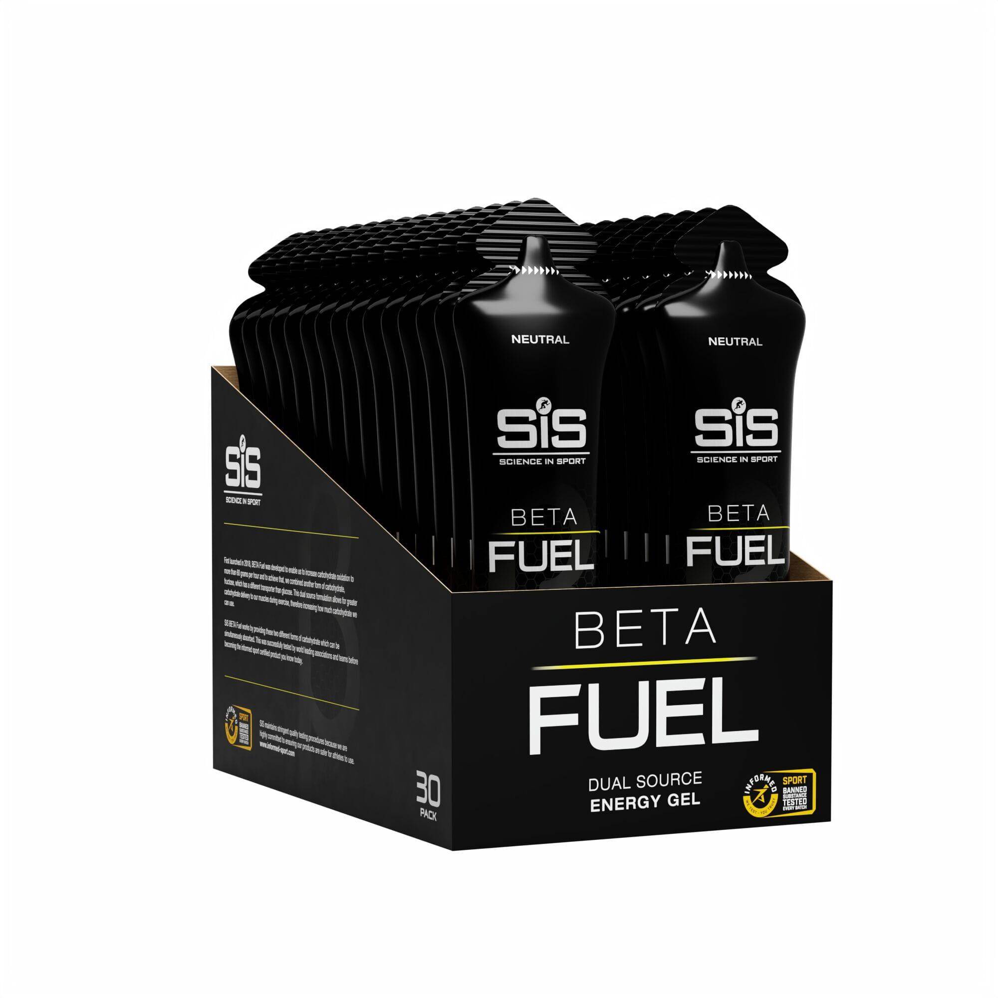 Science In Sport Beta Fuel Energy Gel isotonic endurance carb boost 6-pack, convenient sports nutrition accessories for athletes