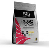 Science In Sport Rego Rapid Recovery Drink Powder vegan supplement in a scoop for post-workout recovery.