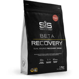 Science In Sport Beta Recovery Drink Powder, endurance and muscle repair supplement, shown in a scoop with powder on a white background.