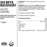 Science In Sport Beta Recovery Drink Powder in a container, designed for endurance and muscle repair, with supplement accessories.