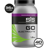 Science In Sport GO electrolyte drink powder packet for energy and hydration boost, with vibrant packaging and colorful branding.