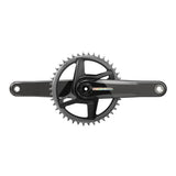 SRAM Force D2 1x Wide DUB Direct Mount Crankset with 40T chainring in Unicorn Grey, 175mm length, 2023 model.