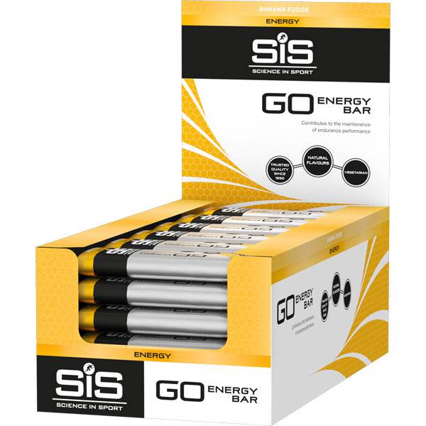 Science In Sport GO Mini Energy Bar vegan endurance carb boost pack of 30, small portable energy food accessory.