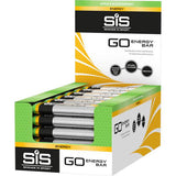 Science In Sport GO Mini Energy Bar vegan endurance carb boost 30-pack, close-up of compact, chocolate-flavored energy bars.