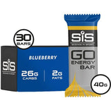 Science In Sport GO Mini Energy Bar vegan endurance carb boost, 30-pack, close-up of assorted energy bars in packaging