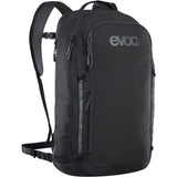 EVOC Commute 22L hydration backpack with laptop compartment, reflective safety features, designed for cycling and commuting.