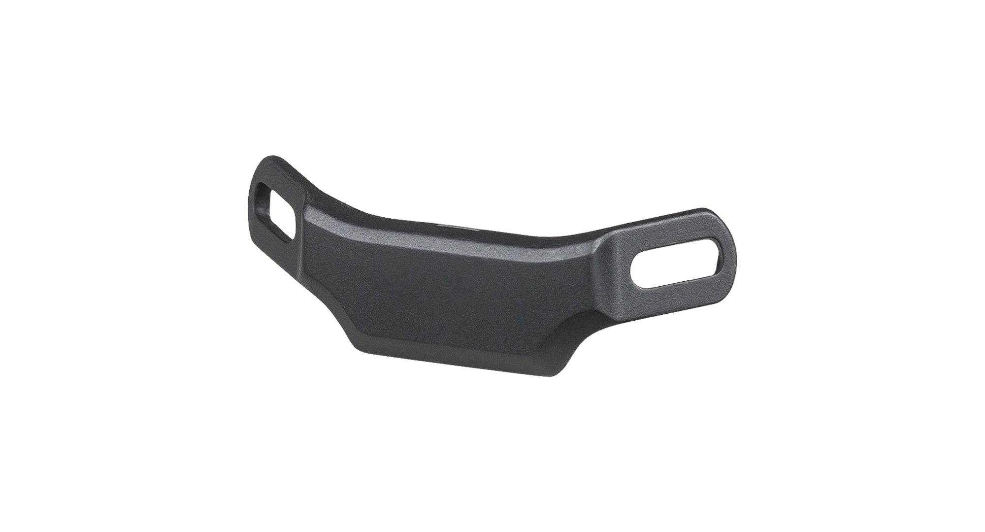 Trek Domane rear fender mount in small black, designed for attaching rear fenders to Trek Domane SLR bikes.