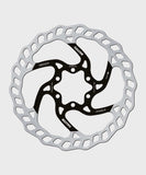 Galfer Wave 6-Bolt disc rotor for high performance MTB bike braking systems, showcasing its durable steel construction.