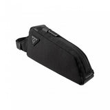 Topeak Fastfuel Bolt-On bike bag in black, aerodynamic energy storage accessory mounted on a bike for 0.4L capacity