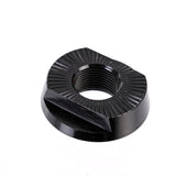 Demolition BMX Rogue rear hub cone nut, a spare component for BMX rear hub assembly, shown in close-up image.