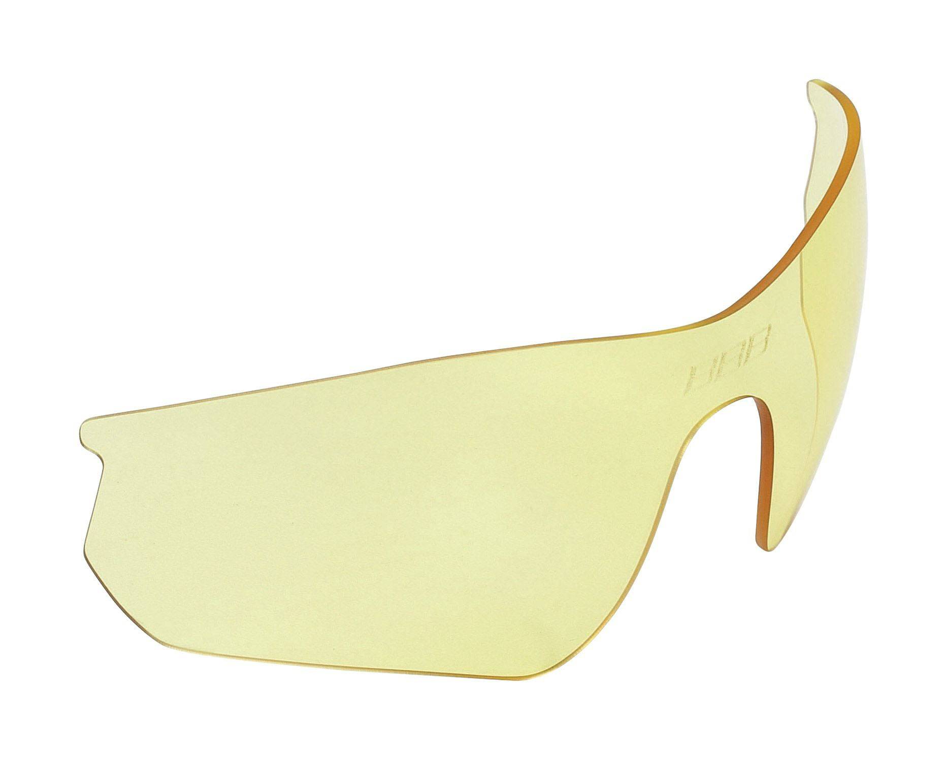 Yellow replacement lens for BBB BSG-43 sport glasses with UV protection, designed for athletic eyewear.