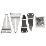 Surly Front Rack Plate Kit 1 for bike cargo racks, durable frame mount accessory for secure cargo carrying on bikes.
