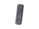 Trek 2024 Slash downtube storage door in black, a durable bike component for easy access and secure storage on Trek mountain bikes.