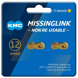 Kmc Missinglink 12X Gold 2 Pr (Non Reusable) Spares & Accessories | Swinnerton Cycles