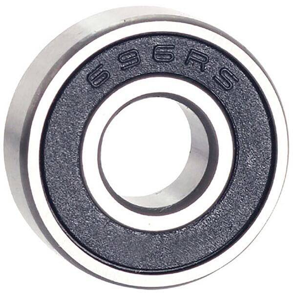 M Part bicycle hub cartridge bearing 696 2RS with ABEC-3 tolerance, showing the black and silver bearing with size markings