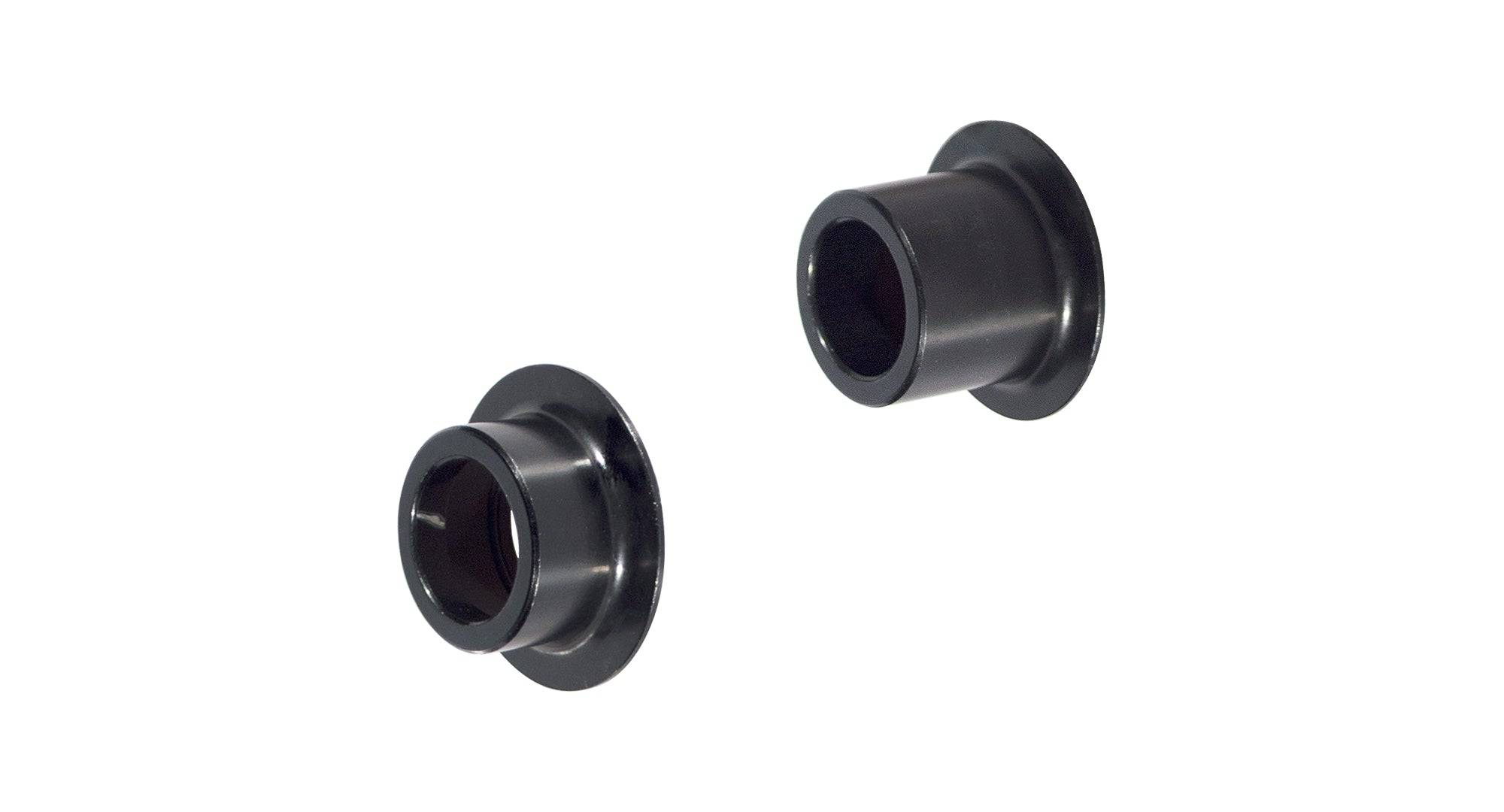 Bontrager Race Lite 15mm axle end cap kit for 100/110mm hub spacing on front and rear bike hubs, components for bike assembly.