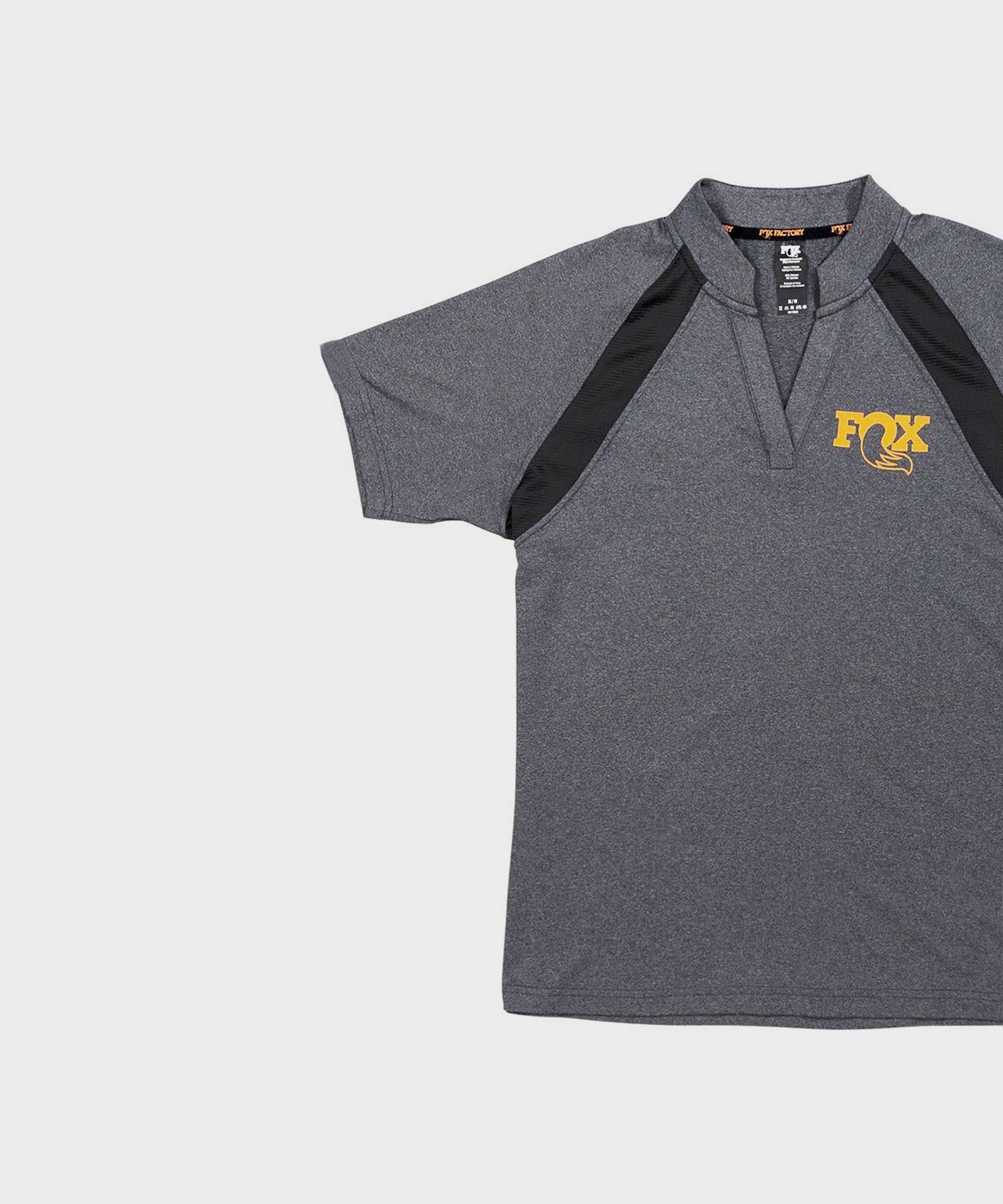 Fox Women's Polo Shirt Jersey with moisture-wicking, breathable fabric, featuring a classic collar and short sleeves.