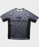 Fox Hightail short sleeve jersey, breathable athletic fit trail and enduro top, shown in a vibrant design with moisture-wicking fabric.
