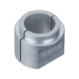 Fox Racing Shox upper bushing installer tool for Transfer SL 27.2 and Easton EA90AX seatposts, shown with components and tools.
