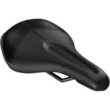 PRO Sirin Team women’s road bike saddle with anatomic fit and cut-out design for enhanced comfort and support during cycling.