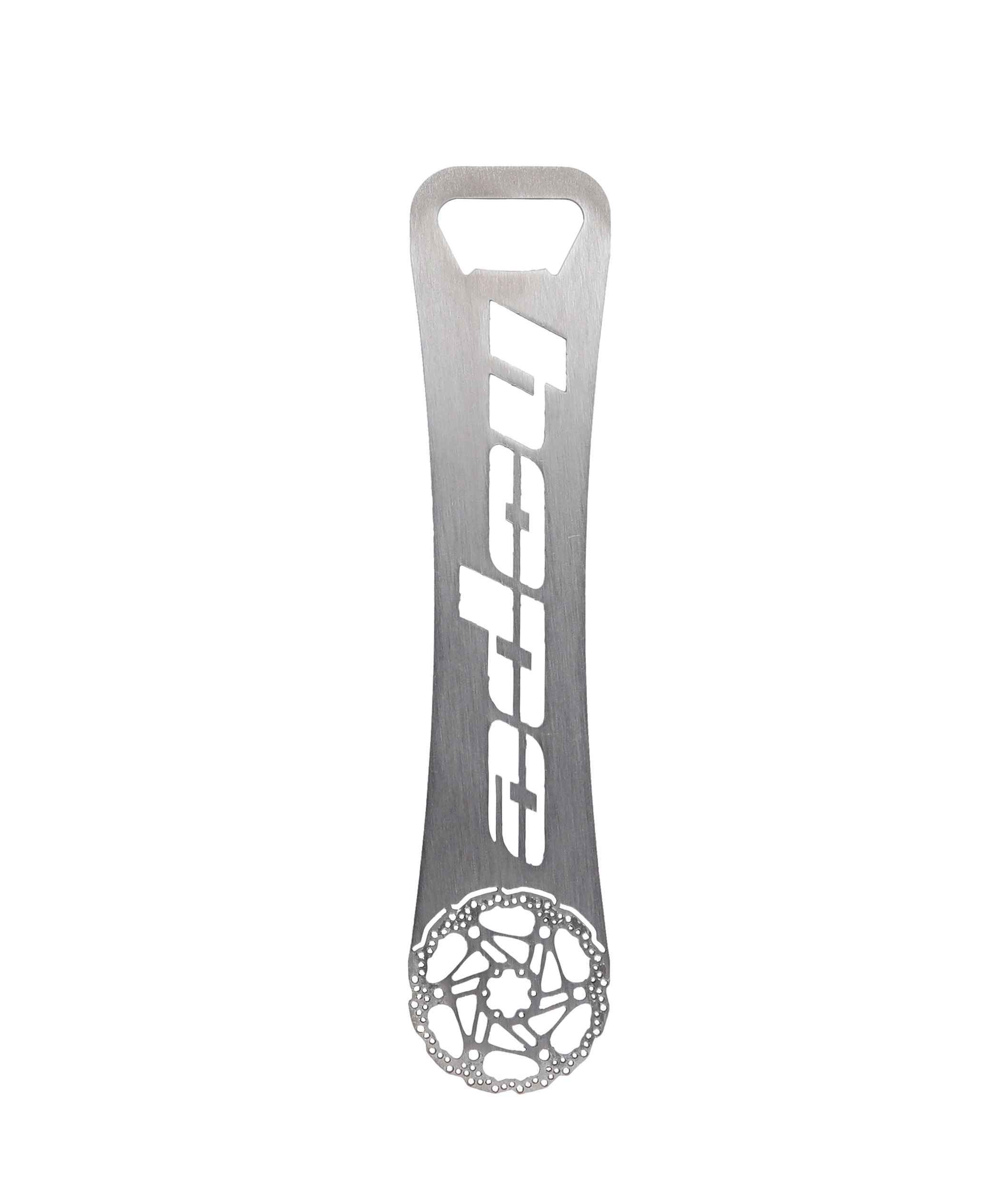 Hope stainless steel bottle opener, durable and compact bar tool accessory, ideal for gifting or bar use.