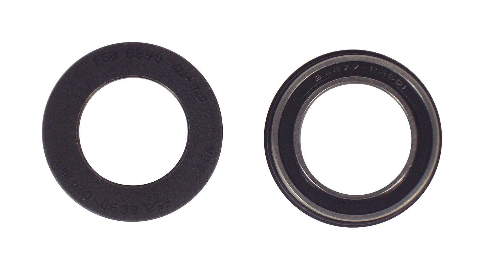 FSA BB90 bottom bracket for Trek Madone alloy cranks, showcasing the smooth, durable component for bike pedaling performance