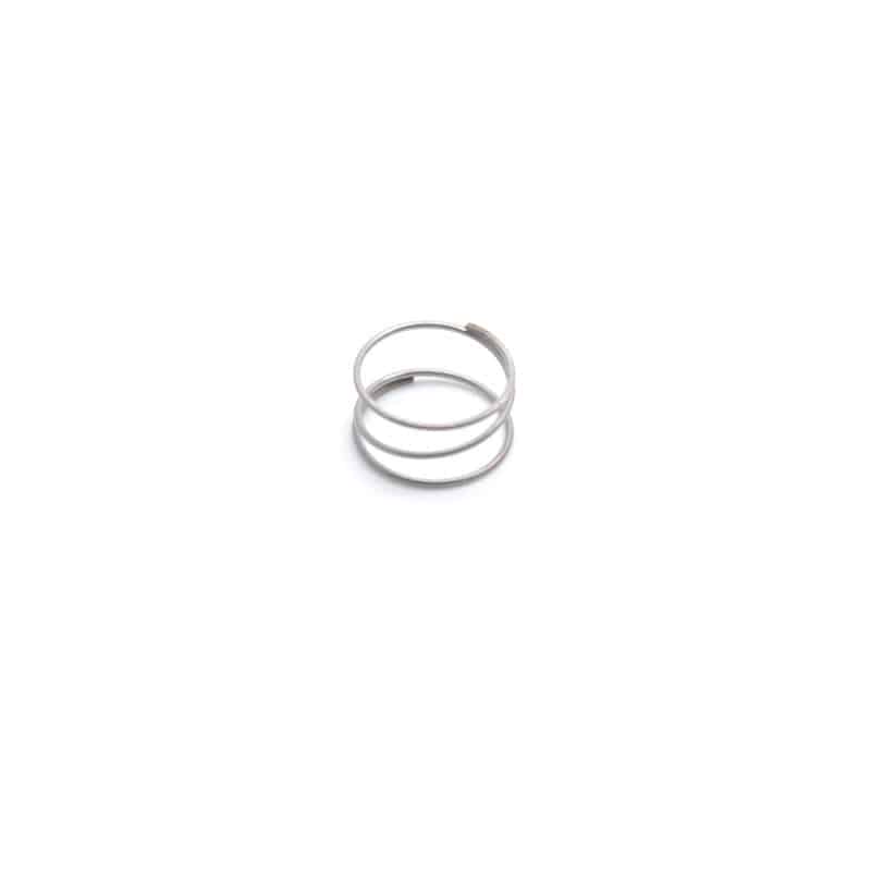 Fox stainless steel suspension spring for Fox forks, 0.214 TLG x 0.379 ID, bicycle suspension component with durable construction