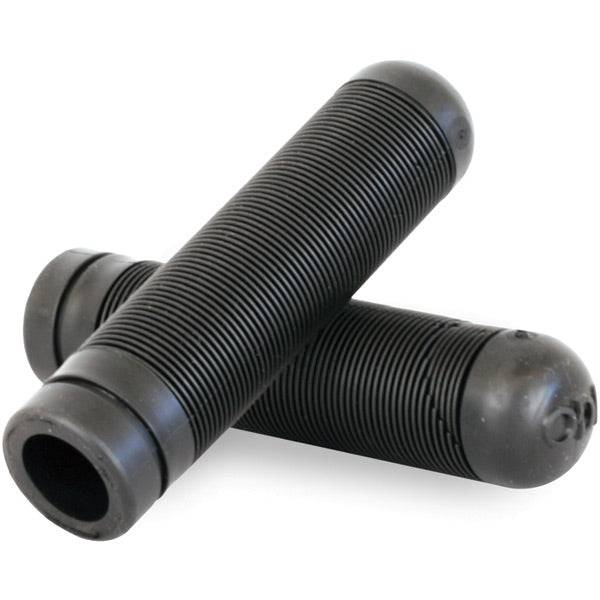 ODI Attack slip-on mountain bike grips in black, 120mm durable handlebar grips for MTB riding.