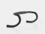 Bontrager Pro Isocore VR-CF carbon road handlebar with IsoCore vibration reduction system, showing sleek black design and ergonomic grip areas.