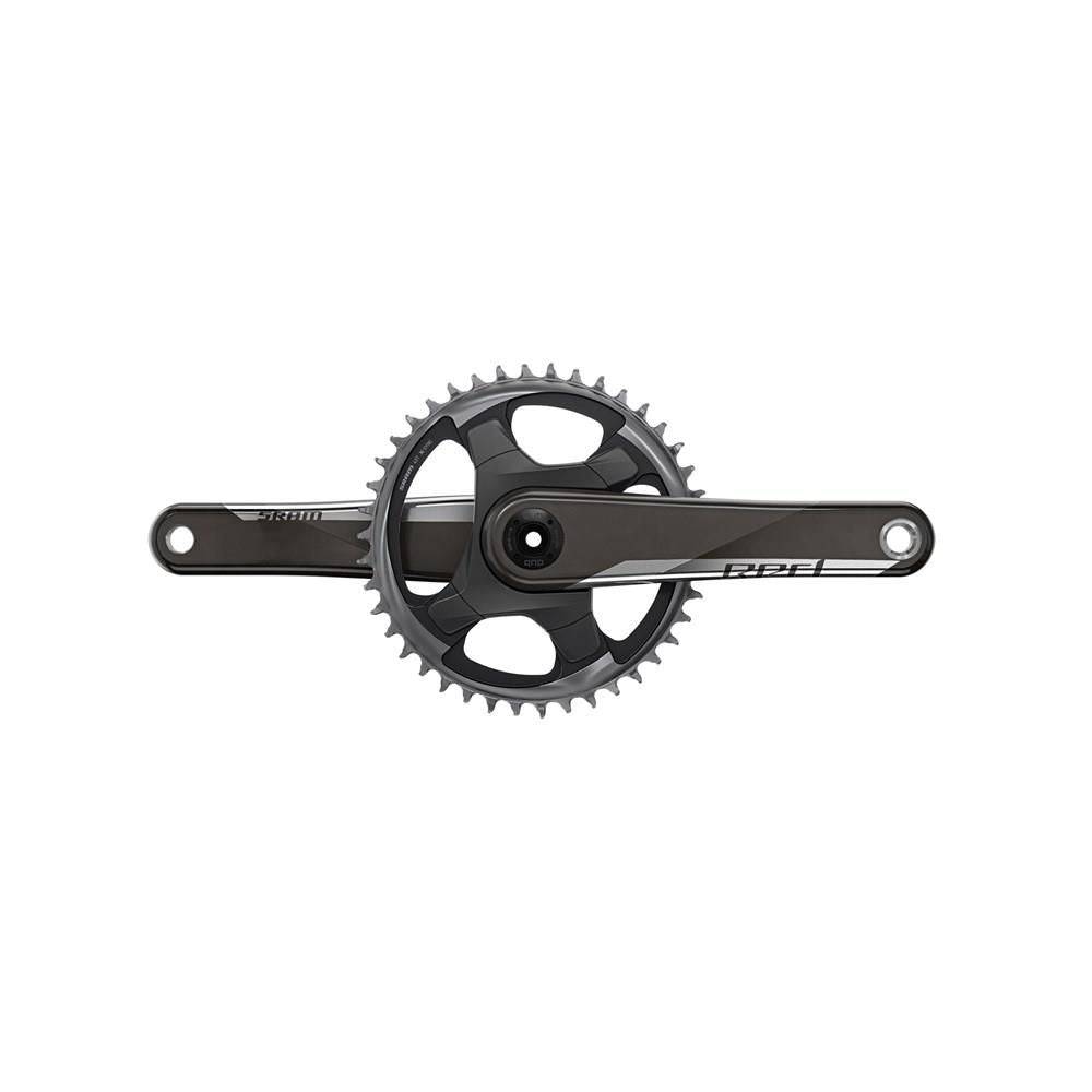 SRAM RED 1X D1 AXS DUB gloss carbon crankset with 40T chainring, 12-speed, 175mm length, direct mount for road bikes