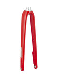 Trek Domane AL 4 2021 road bike disc brake forks, lightweight aluminum components with precise steering for road cycling.