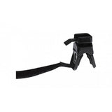 Moon Sport RB-23 helmet mount bracket for Aerolite, Comet, Nebula lights, shown attached to a helmet for cycling or outdoor activities.