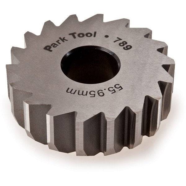 Park Tool 789 Reamer 55.95mm for HTR-1 Head Tube Reaming Set, workshop tool used for precise bicycle head tube reaming.