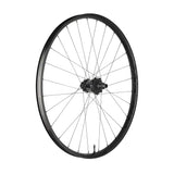 Race Face Turbine 30mm mountain bike wheels with Anvil Edge technology, showing the sleek black rims and spokes.