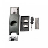 Crankbrothers F16 black multi-tool with 16 functions for tubeless bike repair, shown open with various hex wrenches and screwdrivers.