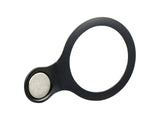 Black Tektro SP-SS20 speed sensor magnet for 160mm centerlock rotor on Trek bike components, used for cycling speed detection.