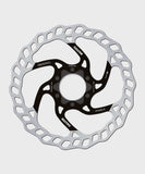 Galfer Wave 6-bolt MTB disc brake rotor with high-performance design, featuring a wave pattern for improved braking and heat dissipation.