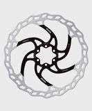 Galfer Wave 6-bolt MTB disc brake rotor showing high-performance metal rotor with wave design and six bolt mounting pattern.