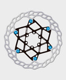Galfer Wave floating disc rotor for mountain bike with 6-bolt brake system, showcasing the high-performance MTB component.