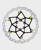 Galfer Wave floating disc rotor for MTB with 6-bolt brake system, showcasing high-performance bike brake component.