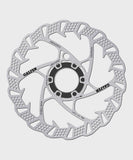 Galfer Shark 6-bolt disc brake rotor for mountain bikes, high-performance MTB component with ventilated design and durable construction.