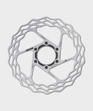 Galfer Wave Road Disc Rotor 6-Bolt for road, gravel, and cyclocross bikes, showing the wave-style brake rotor with six-bolt mounting.