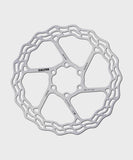Galfer Wave Road Disc Rotor 6-Bolt for road, gravel, and cyclocross bikes, featuring a wave pattern and durable metal construction.