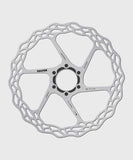 Galfer Wave Road Disc Rotor 6-Bolt for road, gravel, and cyclocross bikes, showing the wave-shaped braking surface and mounting holes